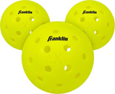 Franklin Sports X-40 Outdoor Pickleballs - Official Ball of USA Pickleball, APP Tour + Pickleball US Open - 3 Packs, 12 Packs, 36 Pickleball Buckets, 50, 100 + 400 Bulk Packs of Regulation Pickleballs