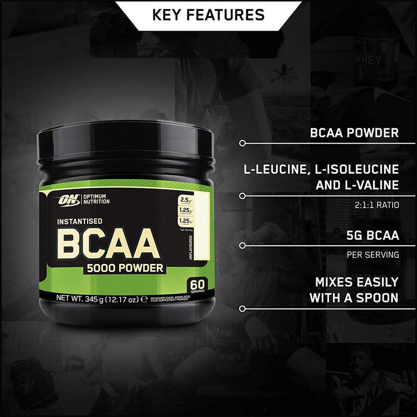 Instantized BCAA 5000 Powder Unflavored 60 Servings