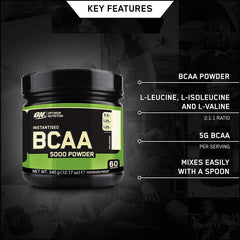 Instantized BCAA 5000 Powder Unflavored 60 Servings