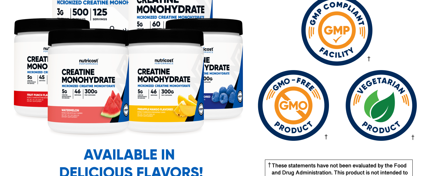 Nutricost Creatine Monohydrate Micronized Powder 500G