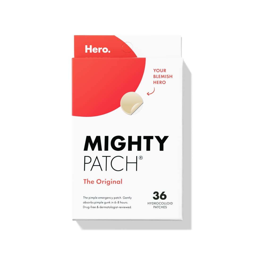 Mighty Patch™ Original – Hydrocolloid Acne Patches (36 Ct) | Vegan & Cruelty-Free