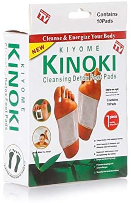 Kinoki Natural Detox Foot Patches – 10-Piece Cleansing Pack for Energy, Metabolism &amp; Stress Relief