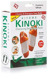 Kinoki Natural Detox Foot Patches – 10-Piece Cleansing Pack for Energy, Metabolism &amp; Stress Relief