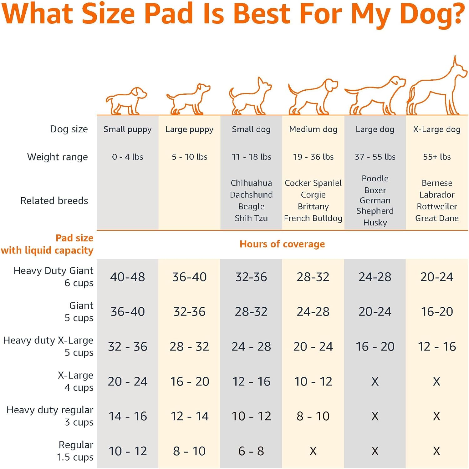 Basics Dog & Puppy Pee Pads – 100 Pack, 22x22", Leak-Proof & Quick-Dry