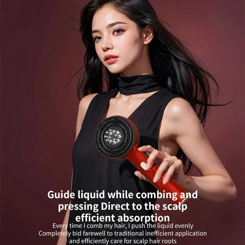 Electric Hair Regrowth Brush with Infrared Light