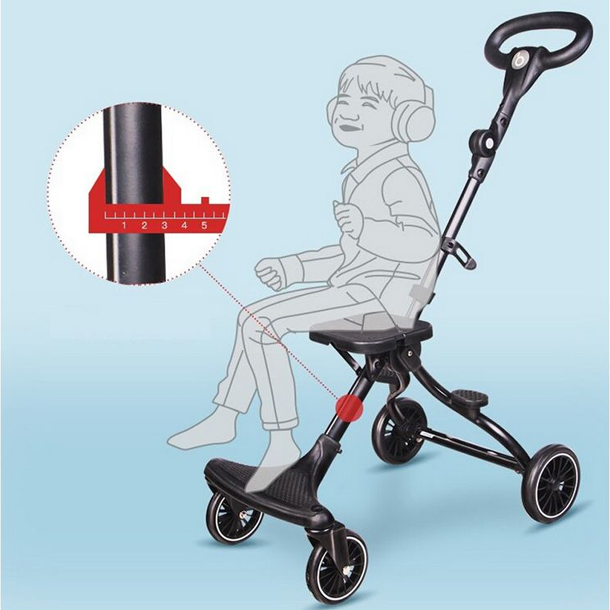 Little Angel - Baby Stroller Folding Portable Pram