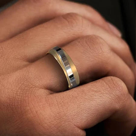 Gold Ornica Wedding Ring